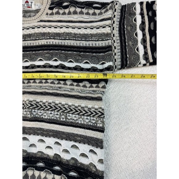 Vintage Coogi Style Textured Florence Tricot Mens Pullover Sweater Crewneck XL - Picture 4 of 5